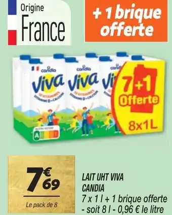 Netto LAIT UHT VIVA CANDIA offre