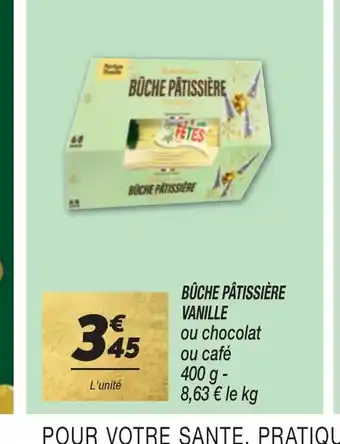 Netto BÛCHE PÂTISSIÈRE VANILLE offre