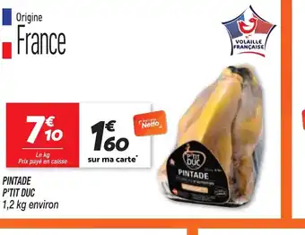 Netto PINTADE P'TIT DUC offre