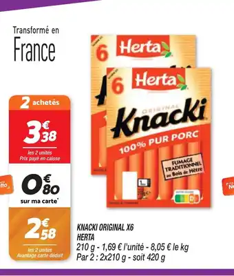 Netto KNACKI ORIGINAL X6 offre