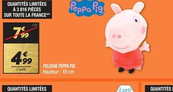 Netto PELUCHE PEPPA PIG offre