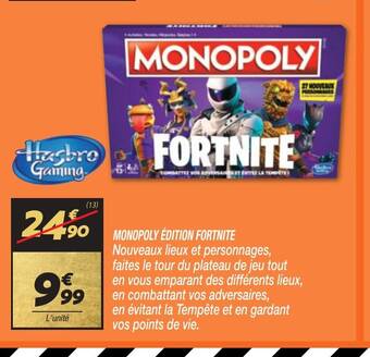 Netto MONOPOLY ÉDITION FORTNITE offre