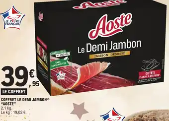 E.Leclerc COFFRET LE DEMI JAMBON AOSTE" offre