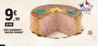 E.Leclerc PÂTÉ ARDENNAIS MAISON PRUNIER offre