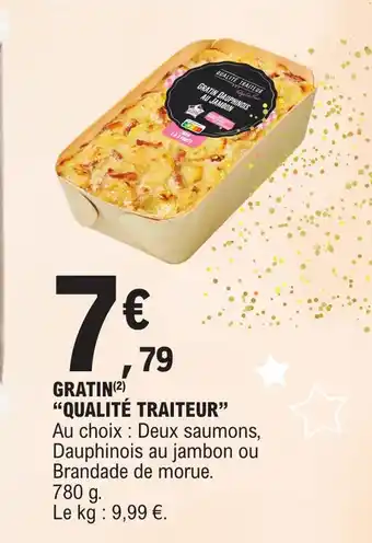 E.Leclerc GRATIN "QUALITÉ TRAITEUR" offre