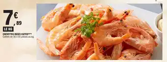E.Leclerc CREVETTES ROSES CUITES offre