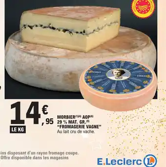 E.Leclerc MORBIER AOP offre