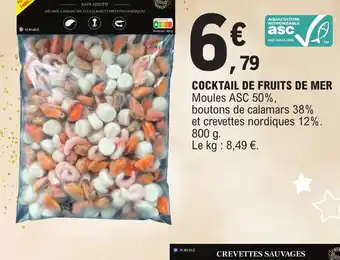 E.Leclerc COCKTAIL DE FRUITS DE MER offre