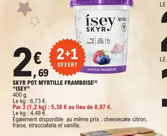 E.Leclerc SKYR POT MYRTILLE FRAMBOISE offre