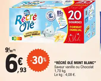 E.Leclerc "RÉCRÉ OLÉ MONT BLANC offre