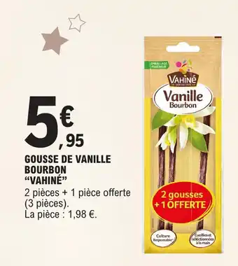 GOUSSE DE VANILLE BOURBON