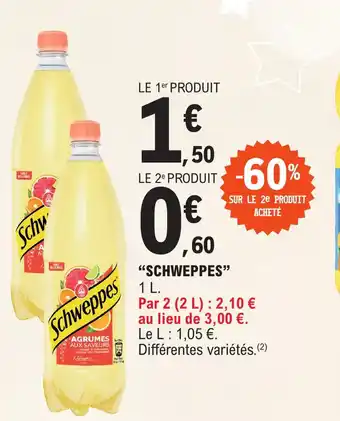 E.Leclerc SCHWEPPES offre