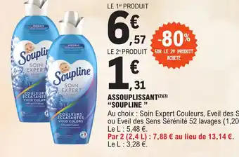E.Leclerc ASSOUPLISSANT(2)(3) "SOUPLINE " offre