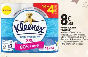E.Leclerc PAPIER TOILETTE "KLEENEX" offre