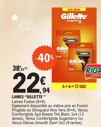 LAMES "GILLETTE ”