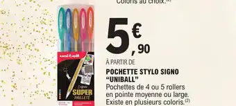 POCHETTE STYLO SIGNO "UNIBALL"