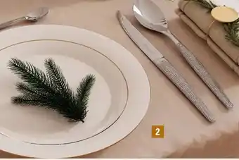 E.Leclerc ASSIETTE PLATE 26.5 CM DOUBLE FILET OR offre