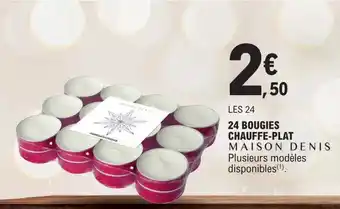 24 BOUGIES CHAUFFE-PLAT