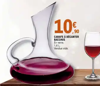 CARAFE À DÉCANTER BACCHUS En verre.