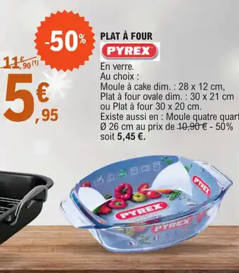 E.Leclerc PLAT À FOUR PYREX offre
