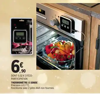 E.Leclerc THERMOMÈTRE À SONDE offre