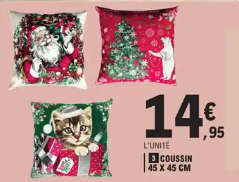 E.Leclerc COUSSIN 45 X 45 CM offre