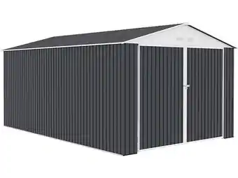 Bricorama Garage métal houston 15,36 m² - anthracite offre
