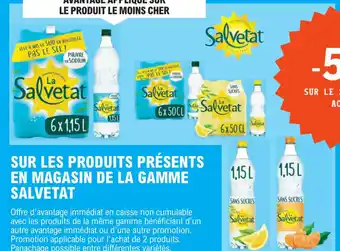 E.Leclerc SUR LES PRODUITS PRÉSENTS EN MAGASIN DE LA GAMME SALVETAT offre