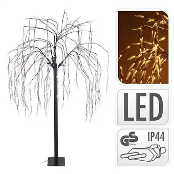 Bricorama Ambiance sapin de noël saule avec 400 led 180 cm offre