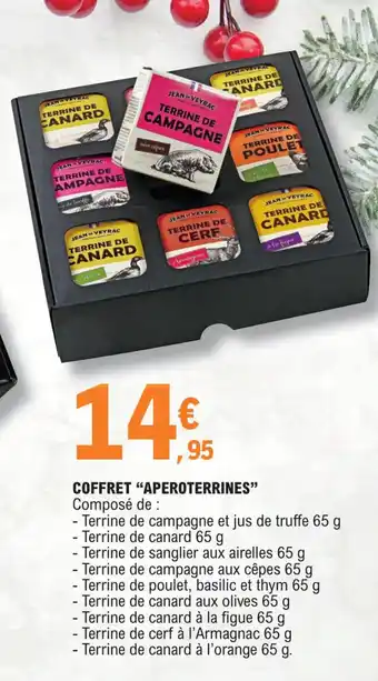 E.Leclerc COFFRET "APEROTERRINES" Composé de : offre
