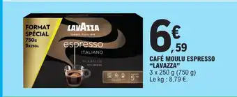 E.Leclerc CAFÉ MOULU ESPRESSO "LAVAZZA" offre