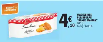 E.Leclerc MADELEINES PUR BEURRE "BONNE MAMAN" offre