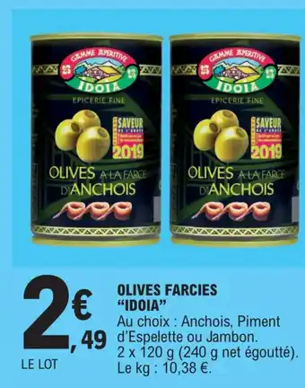 E.Leclerc OLIVES FARCIES "IDOIA" offre