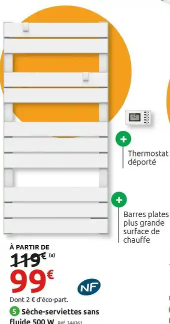 Mr Bricolage Sèche-serviettes sans fluide offre