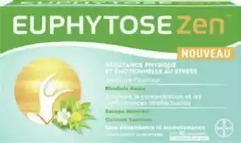 Bon Plan sur Complément alimentaire résistance physique et émotionnelle au stress x30 comprimés de la marque EUPHYTOSE