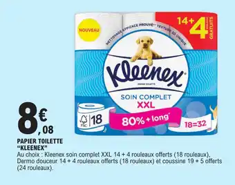 E.Leclerc PAPIER TOILETTE "KLEENEX" offre
