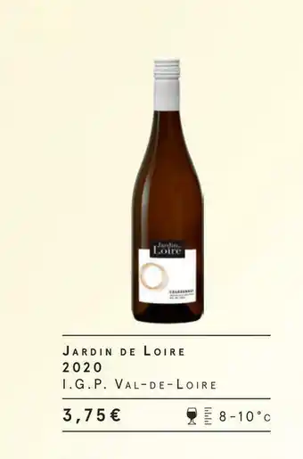 Monoprix JARDIN DE LOIRE 2020 I.G.P. VAL-DE-LOIRE offre