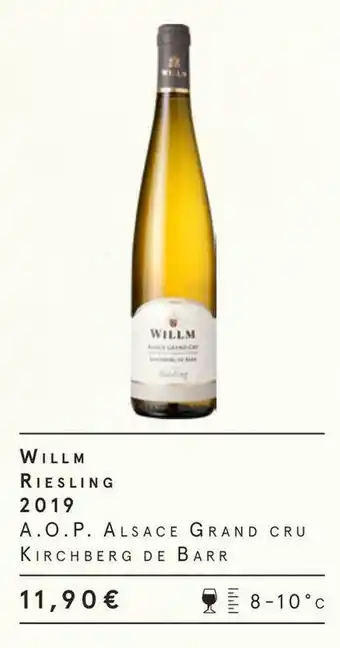Monoprix Willm Riesling 2019 offre