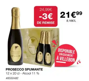 Costco PROSECCO SPUMANTE offre