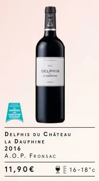 Delphis du ChĂąteau la Dauphine 2016