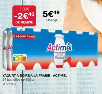 YAOURT Ă BOIRE Ă LA FRAISE - ACTIMEL