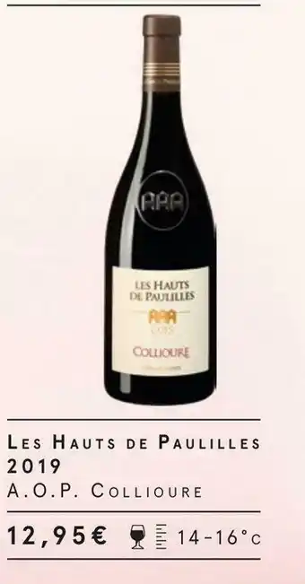 LES HAUTS DE PAULILLES 2019