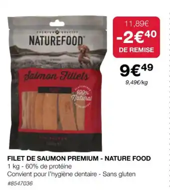 Costco FILET DE SAUMON PREMIUM - NATURE FOOD offre