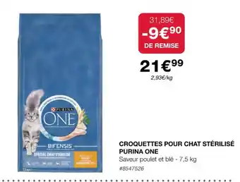 Costco CROQUETTES POUR CHAT STÉRILISÉ PURINA ONE offre