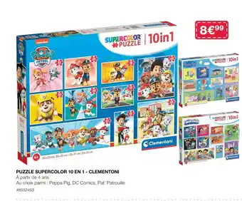 PUZZLE SUPERCOLOR 10 EN 1 - CLEMENTONI
