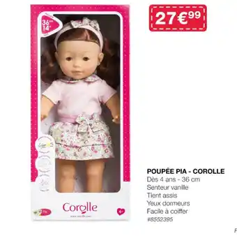 Costco POUPÉE PIA - COROLLE offre