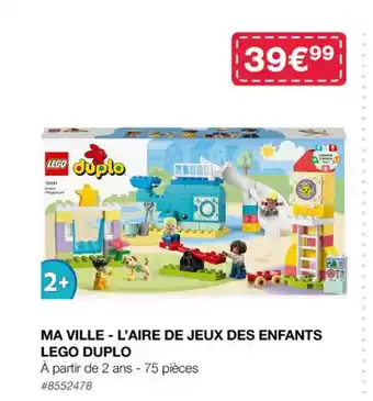 MA VILLE - L'AIRE DE JEUX DES ENFANTS LEGO DUPLO