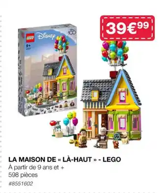 Costco LA MAISON DE << LÀ-HAUT » - LEGO offre