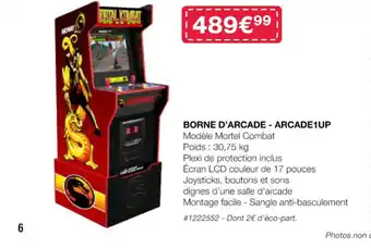 Costco BORNE D'ARCADE - ARCADE1UP offre