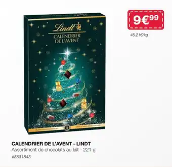 Costco CALENDRIER DE L'AVENT - LINDT offre